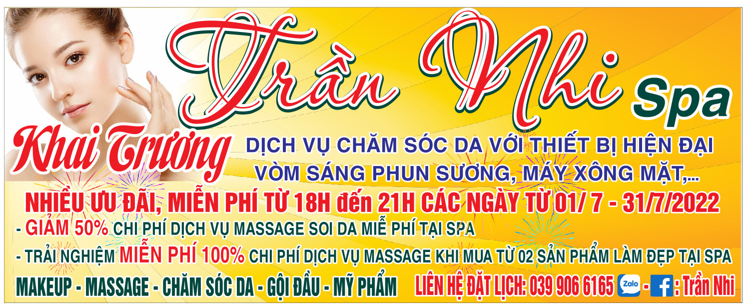 Nhiều ưu đãi, miễn phí chăm sóc da, làm đẹp tại Spa Trần Nhi